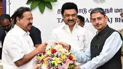 ಕೆ. ಪೊನ್ಮುಡಿ  ಸಚಿವರಾಗಿ ಪ್ರಮಾಣವಚನ ಸ್ವೀಕಾರ