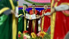 ನಟ ರಾಮ್‌ಚರಣ್‌ಗೆ ಗೌರವ ಡಾಕ್ಟರೇಟ್