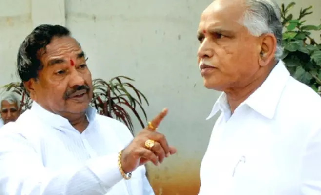 ಬಿಎಸ್‌ವೈ ವಿರುದ್ಧ ಬಂಡಾಯ|  ಶಿವಮೊಗ್ಗ ಪಕ್ಷೇತರ ಅಭ್ಯರ್ಥಿ ಕೆ.ಎಸ್‌. ಈಶ್ವರಪ್ಪ ಅಮಾನತು