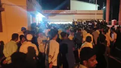 ಚನ್ನಗಿರಿ ಲಾಕಪ್‌ಡೆತ್‌ ಆರೋಪ | ಪೊಲೀಸ್‌ ಠಾಣೆ ಮೇಲೆ ಕಲ್ಲು ತೂರಾಟ, ಪೊಲೀಸ್‌ ವಾಹನ ಜಖಂ