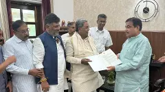 ಕೇಂದ್ರ ಸಚಿವ ನಿತಿನ್ ಗಡ್ಕರಿ- ಸಿಎಂ ಸಿದ್ದರಾಮಯ್ಯ ಭೇಟಿ | ಹೆದ್ದಾರಿ ಯೋಜನೆಗಳ ಚರ್ಚೆ