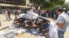 ದೆಹಲಿ ಕೋಚಿಂಗ್ ಸೆಂಟರ್ ಸಾವು| ವಿದ್ಯಾರ್ಥಿಗಳಿಂದ ನಿರಶನ