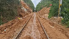 ಮಂಗಳೂರು-ಬೆಂಗಳೂರು ರೈಲ್ವೆ ಮಾರ್ಗದ ಮಣ್ಣು ತೆರವು ಪೂರ್ಣ: ಸಂಚಾರ ಪುನರಾರಂಭ
