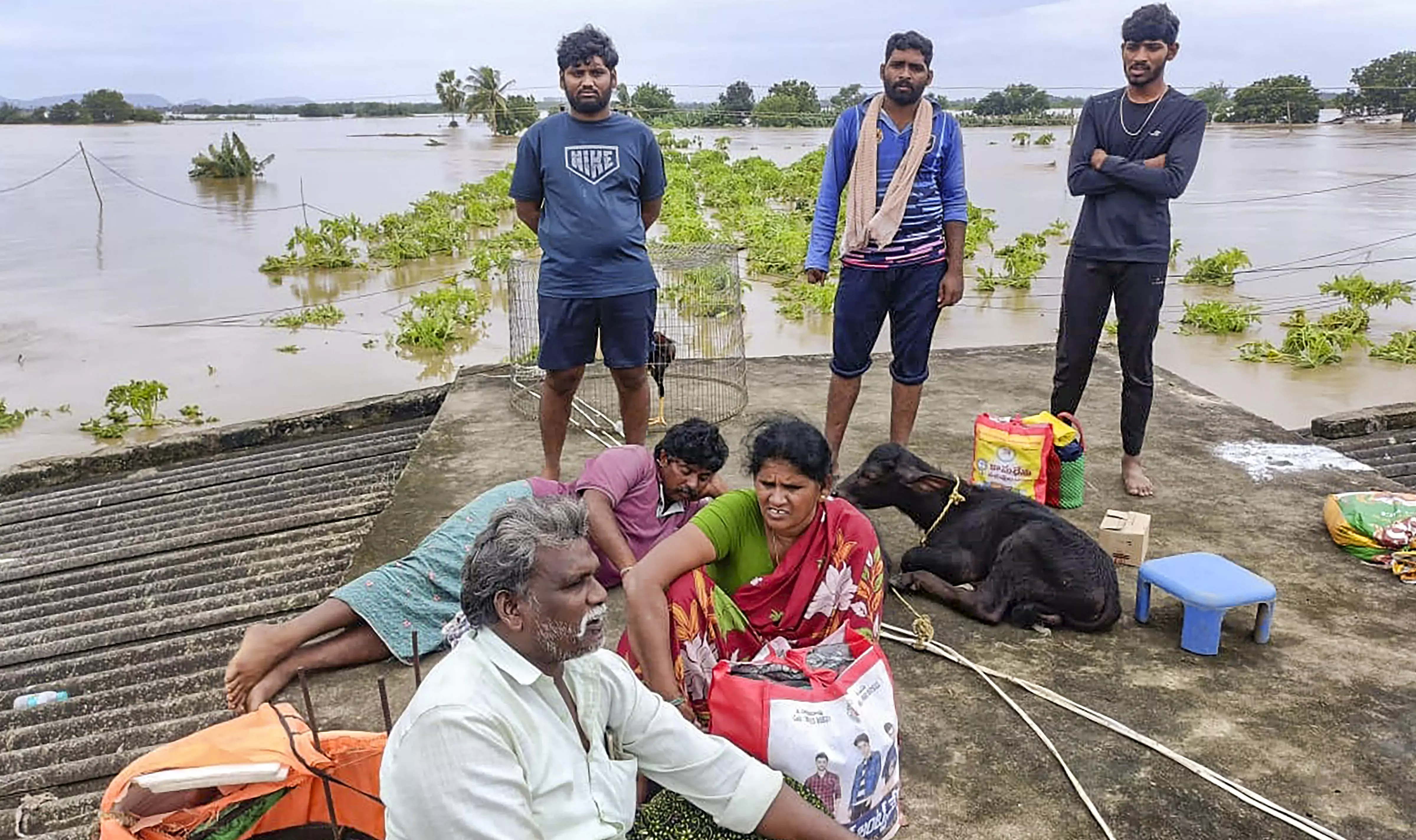 Vijayawada floods| ಆಹಾರ, ನೀರು, ಹಾಲಿಗೆ ಜನರ ಪರದಾಟ; ಸರ್ಕಾರದ ನಿರ್ಲಕ್ಷ್ಯ ದೂರು