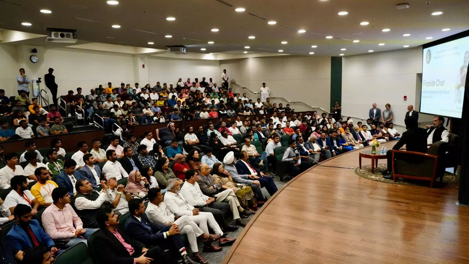 Rahul Gandhi in the US: ರಾಜಕೀಯದಲ್ಲಿ ಪ್ರೀತಿಯ ಕಲ್ಪನೆಯ ಪರಿಚಯ-ರಾಹುಲ್ Rahul Gandhi in the US: ರಾಜಕೀಯದಲ್ಲಿ ಪ್ರೀತಿಯ ಕಲ್ಪನೆಯ ಪರಿಚಯ-ರಾಹುಲ್