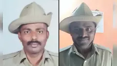 ಪೊಲೀಸ್‌ ಕಾಳಜಿ | ಕೆರೆಗೆ ಹಾರಿ ಗುತ್ತಿಗೆದಾರನ ಜೀವ ಉಳಿಸಿದ ಪೊಲೀಸ್‌