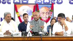 ಶಕ್ತಿ ಯೋಜನೆ ಪರಿಷ್ಕರಣೆ ಹೇಳಿಕೆ| ಡಿ.ಕೆ. ಶಿವಕುಮಾರ್‌  ಹೇಳಿಕೆಗೆ ಖರ್ಗೆ ತರಾಟೆ