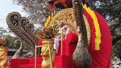 ಮಂಡ್ಯ ಸಾಹಿತ್ಯ ಸಮ್ಮೇಳನ | 87ನೇ ಸಾಹಿತ್ಯ ಸಮ್ಮೇಳನಕ್ಕೆ ಚಾಲನೆ, ಸರ್ವಾಧ್ಯಕ್ಷರ ಮೆರವಣಿಗೆ ಆರಂಭ