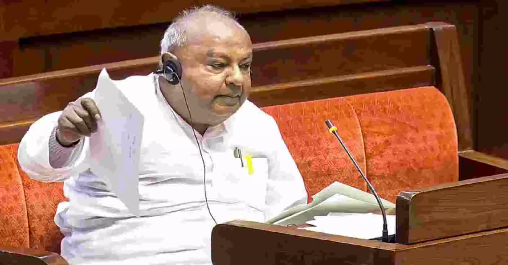 Parliament Session | ಗೋದಾವರಿ - ಕಾವೇರಿ ನದಿಗಳ ಜೋಡಣೆ: ರಾಜ್ಯಸಭೆಯಲ್ಲಿ ಮಾಜಿ ಪ್ರಧಾನಿ ದೇವೇಗೌಡ ಪ್ರತಿಪಾದನೆ