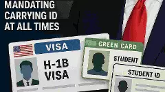 New US Rule: Should Indian H-1B and Green Card Holders Carry ID 24x7? Heres What It Says