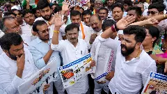 National Herald Case| ನ್ಯಾಷನಲ್ ಹೆರಾಲ್ಡ್ ಪ್ರಕರಣ; ಇ.ಡಿ ಕಚೇರಿ ಎದುರು ಕಾಂಗ್ರೆಸ್ ಕಾರ್ಯಕರ್ತರ ಪ್ರತಿಭಟನೆ