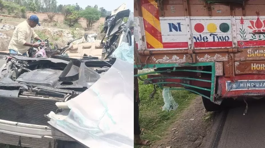 Accident | ಎರಡು ಪ್ರತ್ಯೇಕ ಅಪಘಾತ; ಒಂಬತ್ತು ಮಂದಿ ದಾರುಣ ಸಾವು Accident | ಎರಡು ಪ್ರತ್ಯೇಕ ಅಪಘಾತ; ಒಂಬತ್ತು ಮಂದಿ ದಾರುಣ ಸಾವು