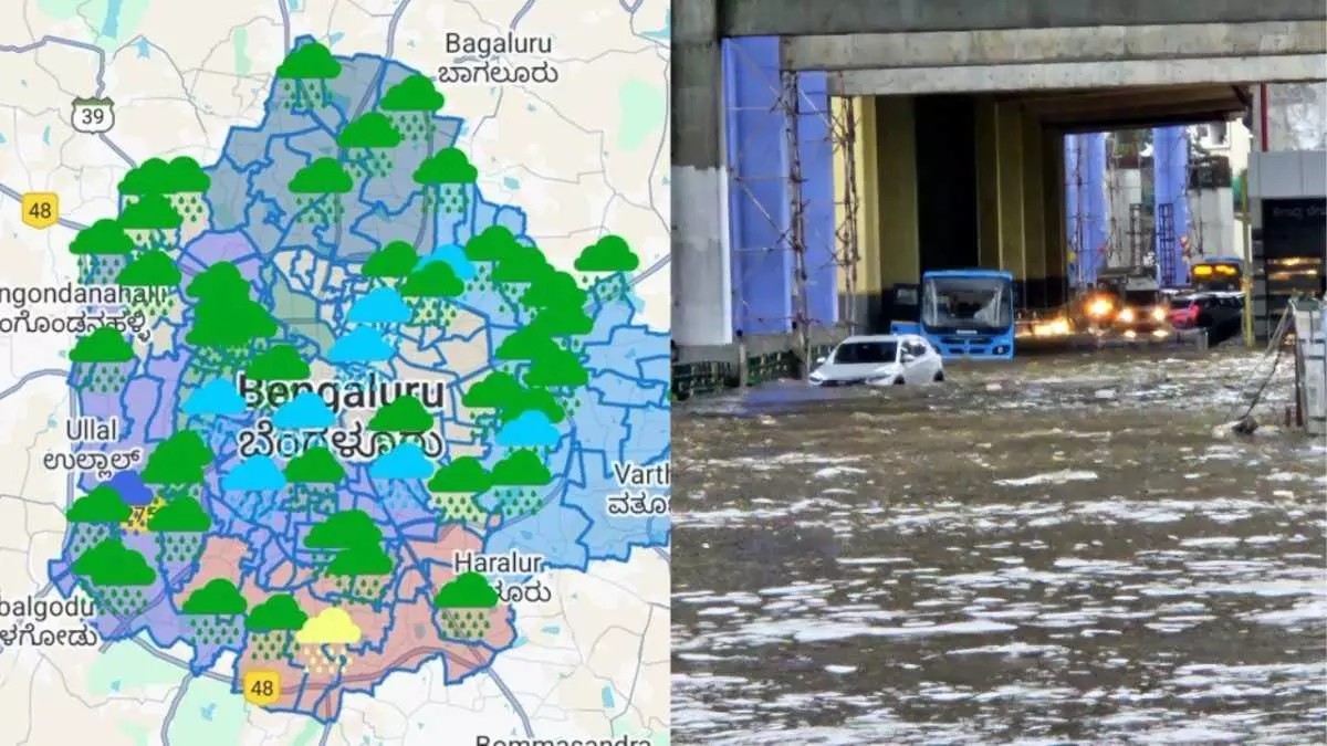 Heavy rains in Bengaluru for five more days, public condemns BBMPs chaos Heavy rains in Bengaluru for five more days, public condemns BBMPs chaos