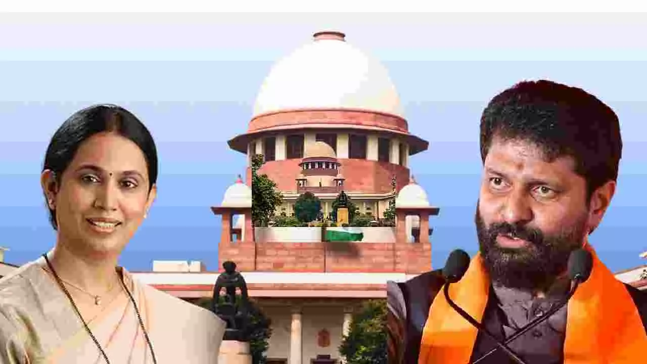 ಸಚಿವೆ ಹೆಬ್ಬಾಳ್ಕರ್ ವಿರುದ್ಧ ಆಕ್ಷೇಪಾರ್ಹ ಪದ ಬಳಕೆ ಪ್ರಕರಣ: ಸಿಟಿ ರವಿಗೆ ಸುಪ್ರೀಂ ಕೋರ್ಟ್ನಿಂದ ತಾತ್ಕಾಲಿಕ ರಿಲೀಫ್ ಸಚಿವೆ ಹೆಬ್ಬಾಳ್ಕರ್ ವಿರುದ್ಧ ಆಕ್ಷೇಪಾರ್ಹ ಪದ ಬಳಕೆ ಪ್ರಕರಣ: ಸಿಟಿ ರವಿಗೆ ಸುಪ್ರೀಂ ಕೋರ್ಟ್ನಿಂದ ತಾತ್ಕಾಲಿಕ ರಿಲೀಫ್