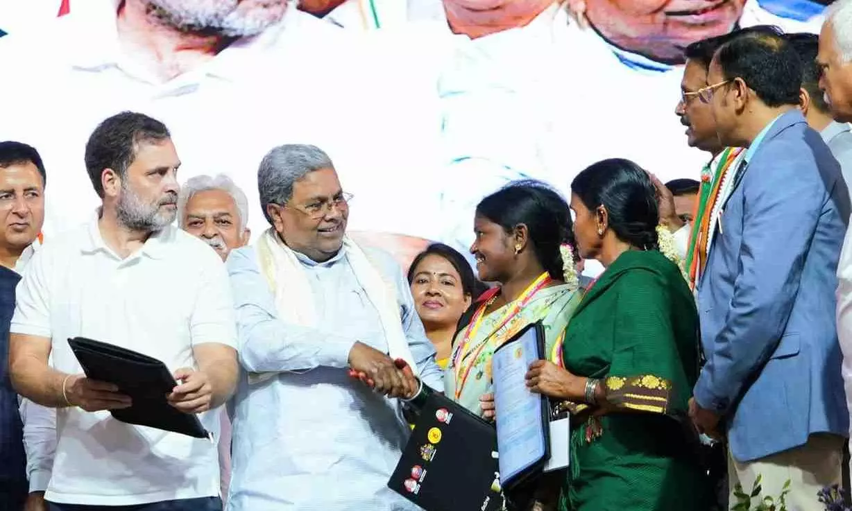 ಚುನಾವಣೆ ವೇಳೆ ಜನರ ಮುಂದೆ ಇಟ್ಟಿದ್ದ ಭರವಸೆಗಳನ್ನು ಈಡೇರಿಸಿ ನುಡಿದಂತೆ ನಡೆದಿದ್ದೇವೆ: ಸಿ.ಎಂ ಸಿದ್ದರಾಮಯ್ಯ ಚುನಾವಣೆ ವೇಳೆ ಜನರ ಮುಂದೆ ಇಟ್ಟಿದ್ದ ಭರವಸೆಗಳನ್ನು ಈಡೇರಿಸಿ ನುಡಿದಂತೆ ನಡೆದಿದ್ದೇವೆ: ಸಿ.ಎಂ ಸಿದ್ದರಾಮಯ್ಯ