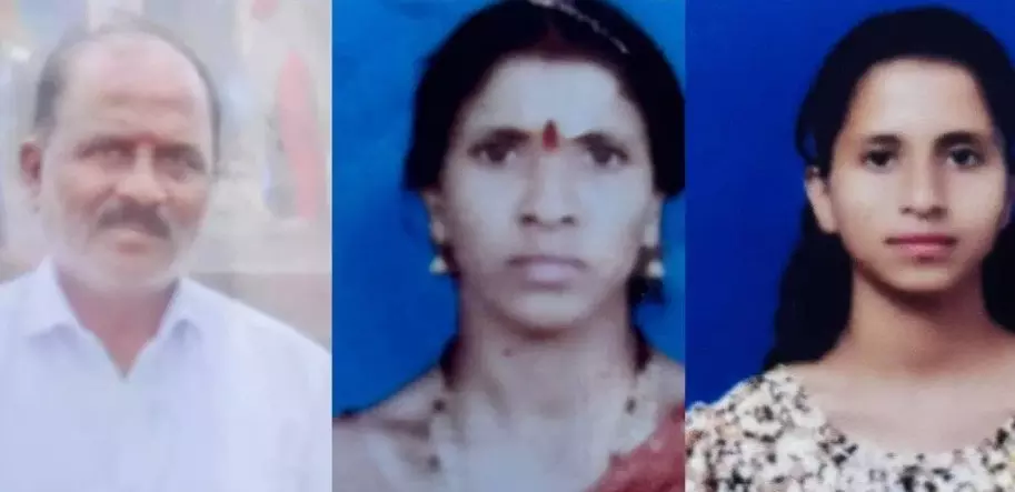 ಪ್ರಿಯಕರನೊಂದಿಗೆ ಮನೆ ಬಿಟ್ಟು ಹೋದ ಮಗಳು; ಕೆರೆಗೆ ಹಾರಿ ಒಂದೇ ಕುಟುಂಬದ ಮೂವರು ಆತ್ಮಹತ್ಯೆ ಪ್ರಿಯಕರನೊಂದಿಗೆ ಮನೆ ಬಿಟ್ಟು ಹೋದ ಮಗಳು; ಕೆರೆಗೆ ಹಾರಿ ಒಂದೇ ಕುಟುಂಬದ ಮೂವರು ಆತ್ಮಹತ್ಯೆ
