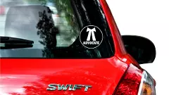 QR code stickers for lawyers vehicles from August 15