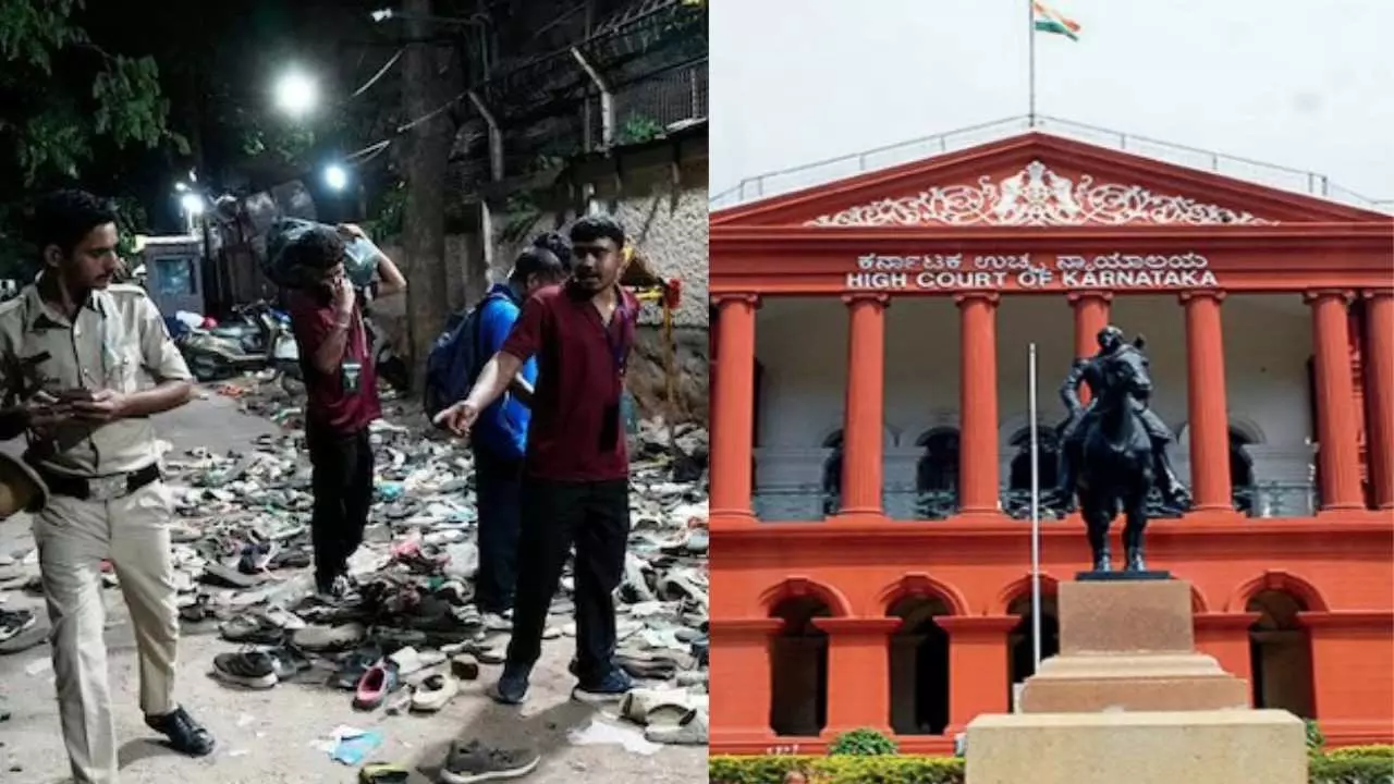 Bangalore Stampede | ಆರ್ಸಿಬಿ ಸಂಭ್ರಮದಲ್ಲಿ ಕಾಲ್ತುಳಿತ; ಸ್ವಯಂಪ್ರೇರಿತ ಪಿಐಎಲ್ ದಾಖಲಿಸಿಕೊಂಡ ಹೈಕೋರ್ಟ್ Bangalore Stampede | ಆರ್ಸಿಬಿ ಸಂಭ್ರಮದಲ್ಲಿ ಕಾಲ್ತುಳಿತ; ಸ್ವಯಂಪ್ರೇರಿತ ಪಿಐಎಲ್ ದಾಖಲಿಸಿಕೊಂಡ ಹೈಕೋರ್ಟ್
