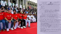 Bangalore Stampede| ವಿಧಾನಸೌಧದ ಸನ್ಮಾನ ವೇದಿಕೆ ಮೇಲೆ ಅವಕಾಶ ಇದ್ದದ್ದು 30 ಜನರಿಗೆ,  ಬಂದಿದ್ದು ನೂರಾರು ಮಂದಿ!