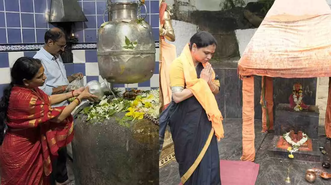 ಪತಿಯ ಬಿಡುಗಡೆಗಾಗಿ ಟೆಂಪಲ್‌ ರನ್‌ ನಡೆಸುತ್ತಿರುವ ಲಕ್ಷ್ಮೀ ಅರುಣಾರೆಡ್ಡಿ