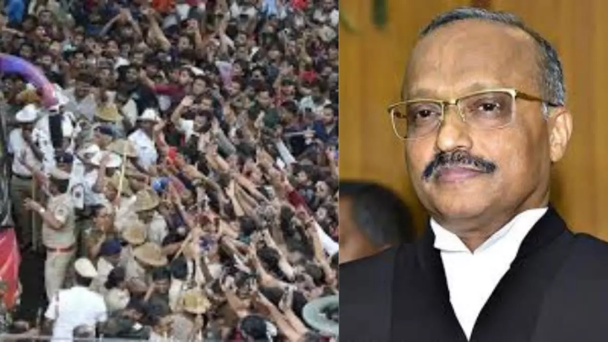 Bangalore Stampede | ಕಾಲ್ತುಳಿತ ದುರಂತ: ಹೇಳಿಕೆ ನೀಡಲು ಸಾರ್ವಜನಿಕರಿಗೆ ಆಯೋಗದಿಂದ ಆಹ್ವಾನ Bangalore Stampede | ಕಾಲ್ತುಳಿತ ದುರಂತ: ಹೇಳಿಕೆ ನೀಡಲು ಸಾರ್ವಜನಿಕರಿಗೆ ಆಯೋಗದಿಂದ ಆಹ್ವಾನ