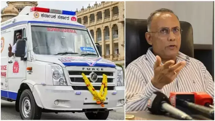 ಇನ್ನು ಮುಂದೆ ಸರ್ಕಾರದಿಂದಲೇ 108 ಅಂಬ್ಯುಲೆನ್ಸ್ಗಳ ನಿರ್ವಹಣೆ ಇನ್ನು ಮುಂದೆ ಸರ್ಕಾರದಿಂದಲೇ 108 ಅಂಬ್ಯುಲೆನ್ಸ್ಗಳ ನಿರ್ವಹಣೆ