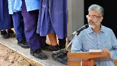 Not providing shoes and socks to school children on time is a violation of the right to education.