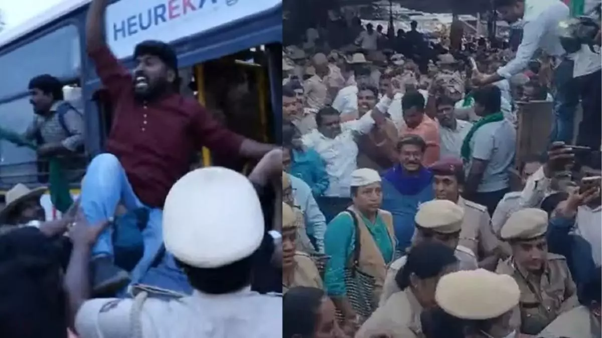 Farmers and activists protesting against land acquisition arrested, condemned by senior writers Farmers and activists protesting against land acquisition arrested, condemned by senior writers
