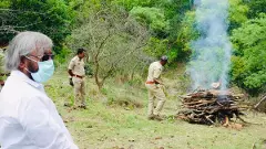 Strict action against those responsible for the death of five tigers: Minister Eshwar Khandre