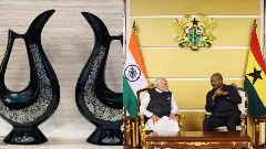 The Bidriware Vase of Bidar, in faraway Ghana, is world famous.