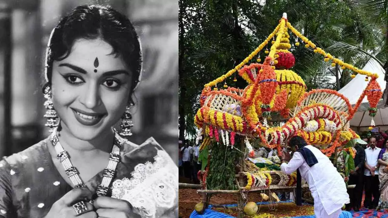 ಮಣ್ಣಲ್ಲಿ ಮರೆಯಾದ ಅಭಿನಯ ಸರಸ್ವತಿ; ಹುಟ್ಟೂರು ದಶವಾರದಲ್ಲಿ ಅಂತ್ಯಕ್ರಿಯೆ ಮಣ್ಣಲ್ಲಿ ಮರೆಯಾದ ಅಭಿನಯ ಸರಸ್ವತಿ; ಹುಟ್ಟೂರು ದಶವಾರದಲ್ಲಿ ಅಂತ್ಯಕ್ರಿಯೆ