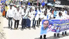 Day and night sit-in demanding implementation of internal reservation