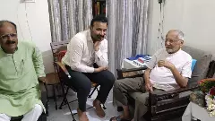 ಮಾಜಿ ಶಾಸಕ ಮೈಕೆಲ್ ವಿ. ಫರ್ನಾಂಡಿಸ್ ಭೇಟಿ ಮಾಡಿದ ಕಾರ್ಮಿಕ ಸಚಿವ ಸಂತೋಷ್ ಲಾಡ್