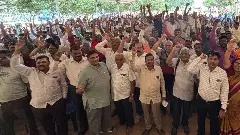 ಸಾರಿಗೆ ಮುಷ್ಕರ: ಫ್ರೀಡಂ ಪಾರ್ಕ್‌ನಲ್ಲಿ ನೌಕರರಿಂದ ಸಾಂಕೇತಿಕ ಉಪವಾಸ ಸತ್ಯಾಗ್ರಹ