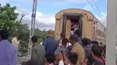 Train engine and coaches separated while moving on Tunga River bridge