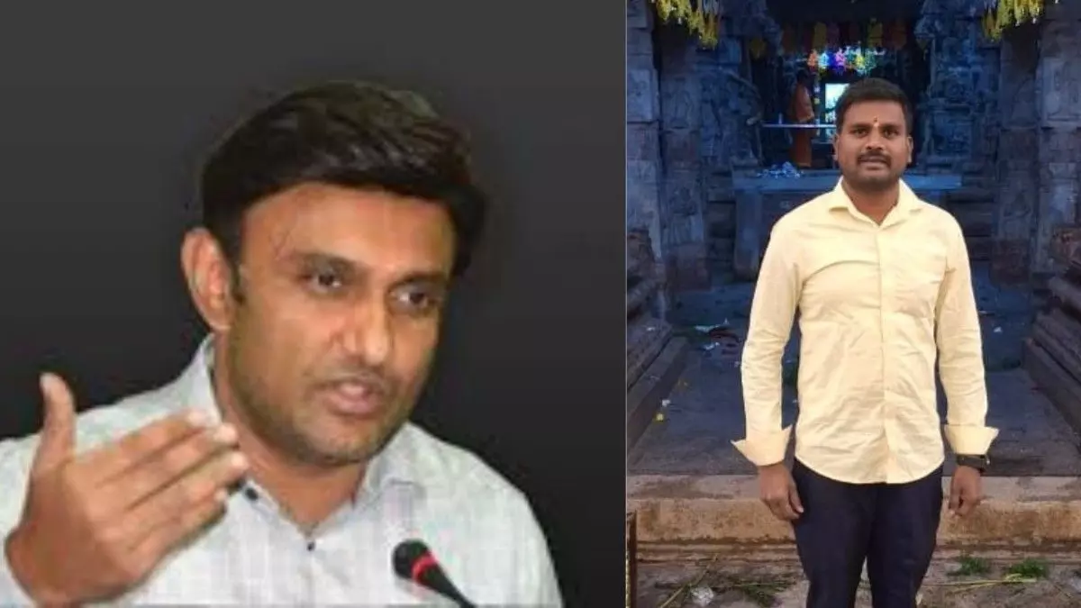 Driver commits suicide in front of District Collectors office after writing MP Dr. K. Sudhakars name