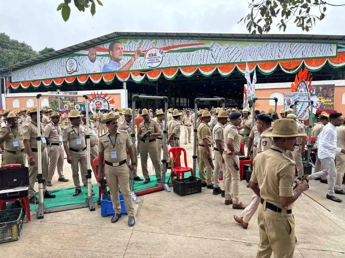ಫ್ರೀಡಂ ಪಾರ್ಕಿನಲ್ಲಿ ಬಿಗಿ ಪೊಲೀಸ್ ಭದ್ರತೆ