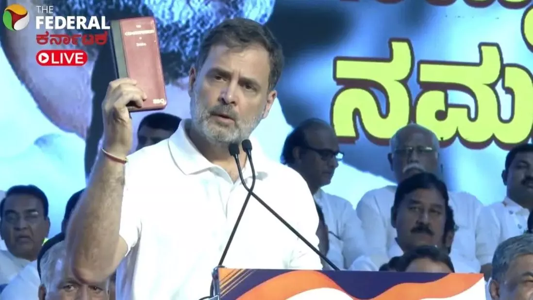 ಪ್ರತಿಭಟನಾ ಸಮಾವೇಶ | ಮಹದೇವಪುರ ಮಾತ್ರವಲ್ಲ, ಇಡೀ ದೇಶಾದ್ಯಂತ ಮತಕಳವು - ರಾಹುಲ್‌ ಗಾಂಧಿ ಗಂಭೀರ ಆರೋಪ