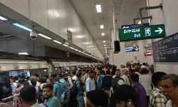 ಮೆಜೆಸ್ಟಿಕ್ ಮೆಟ್ರೋ ನಿಲ್ದಾಣದಲ್ಲಿ ಮೋದಿ ಪರ ಘೋಷಣೆ