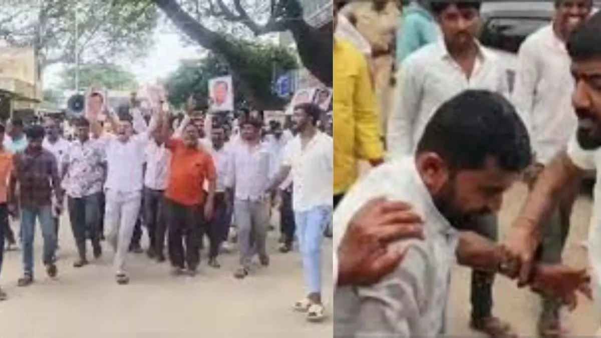 K.N. Rajanna dismissed from ministerial post, supporters protest, attempt suicide K.N. Rajanna dismissed from ministerial post, supporters protest, attempt suicide
