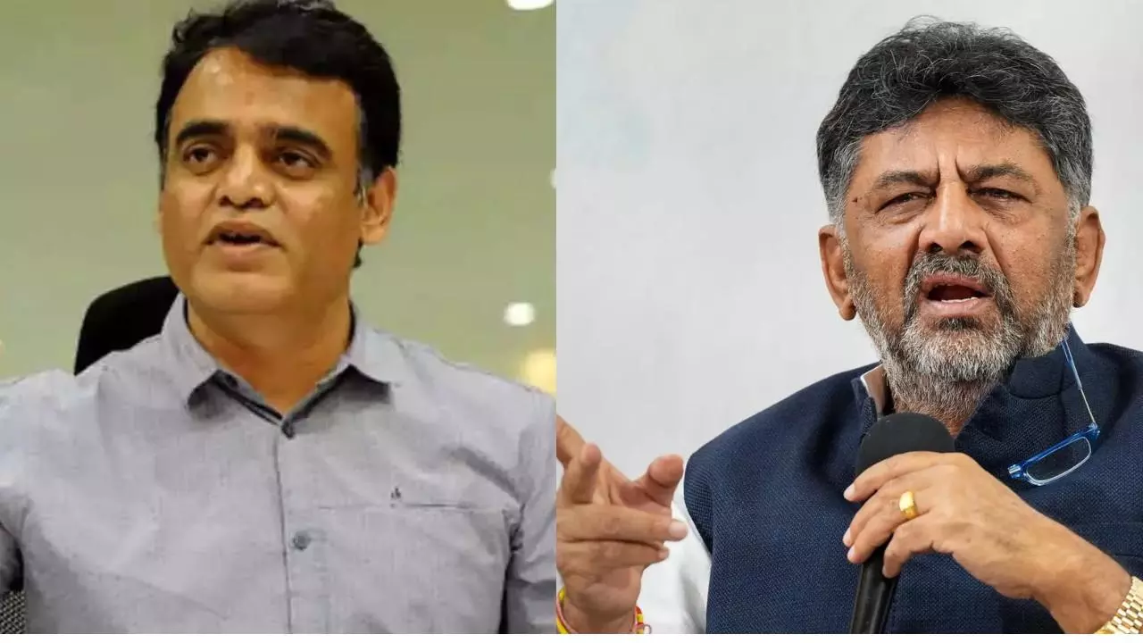 ಭ್ರಷ್ಟಾಚಾರದ ಪಿತಾಮಹ ಹೇಳಿಕೆ ; ಏಕವಚನದಲ್ಲೇ ಬೈದಾಡಿಕೊಂಡ ಅಶ್ವತ್ಥ ನಾರಾಯಣ - ಡಿಕೆಶಿ ಭ್ರಷ್ಟಾಚಾರದ ಪಿತಾಮಹ ಹೇಳಿಕೆ ; ಏಕವಚನದಲ್ಲೇ ಬೈದಾಡಿಕೊಂಡ ಅಶ್ವತ್ಥ ನಾರಾಯಣ - ಡಿಕೆಶಿ