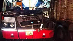 KSRTC Bus Rams Parked Lorry: 3 Killed on the Spot, 7 Seriously Injured