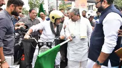 ಹೆಬ್ಬಾಳ ಮೇಲ್ಸೇತುವೆ ಮೇಲೆ ಬೈಕ್‌ ಓಡಿಸಿದ ಡಿಸಿಎಂ | ಸಿಎಂ ಸಿದ್ದರಾಮಯ್ಯರಿಂದ ವಾಹನ ಸಂಚಾರಕ್ಕೆ ಚಾಲನೆ