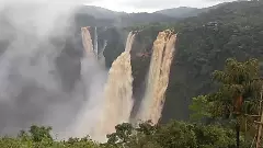 ಶಿವಮೊಗ್ಗದಲ್ಲಿ ಮಳೆ ವೈಭವ; ಜೋಗದಲ್ಲಿ  ರಾಜಾ, ರಾಣಿ, ರಾಕೆಟ್‌ ಮತ್ತು ರೋರರ್ ನರ್ತನ