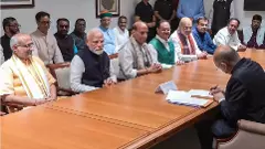 ಉಪರಾಷ್ಟ್ರಪತಿ ಚುನಾವಣೆ | ನಾಮಪತ್ರ ಸಲ್ಲಿಸಿದ ಎನ್‌ಡಿಎ ಅಭ್ಯರ್ಥಿ; ಪ್ರಧಾನಿ ಮೋದಿ ಹಾಜರು