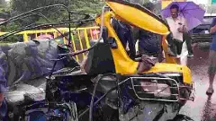 ಮಂಗಳೂರು ಬಳಿ ಭೀಕರ ಅಪಘಾತ: ಕೆಎಸ್‌ಆರ್‌ಟಿಸಿ ಬಸ್ ಡಿಕ್ಕಿಗೆ ಮಗು ಸೇರಿ 6 ಜನ ಸಾವು