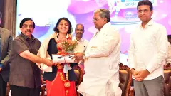 ನ್ಯಾಷನಲ್ ಗೇಮ್ಸ್ ನಲ್ಲಿ ಚಿನ್ನ ಗೆದ್ದರೆ 7 ಲಕ್ಷ, ಒಲಂಪಿಕ್ಸ್ ನಲ್ಲಿ  ಚಿನ್ನ ಗೆದ್ದವರಿಗೆ 5 ಕೋಟಿ ರೂ, ನಗದು ಪುರಸ್ಕಾರ : ಸಿಎಂ ಘೋಷಣೆ