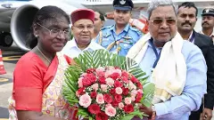 President Draupadi Murmu arrives in Mysore to participate in two-day special program