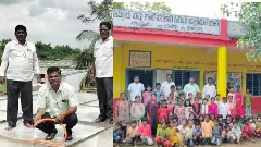 Teacher donates Rs 70,000 to repair school roof