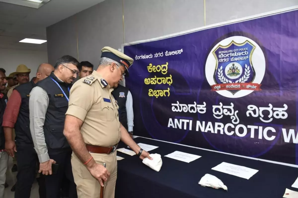CCB operation: Drugs worth Rs 1.5 crore seized, 9 people including foreigners arrested CCB operation: Drugs worth Rs 1.5 crore seized, 9 people including foreigners arrested